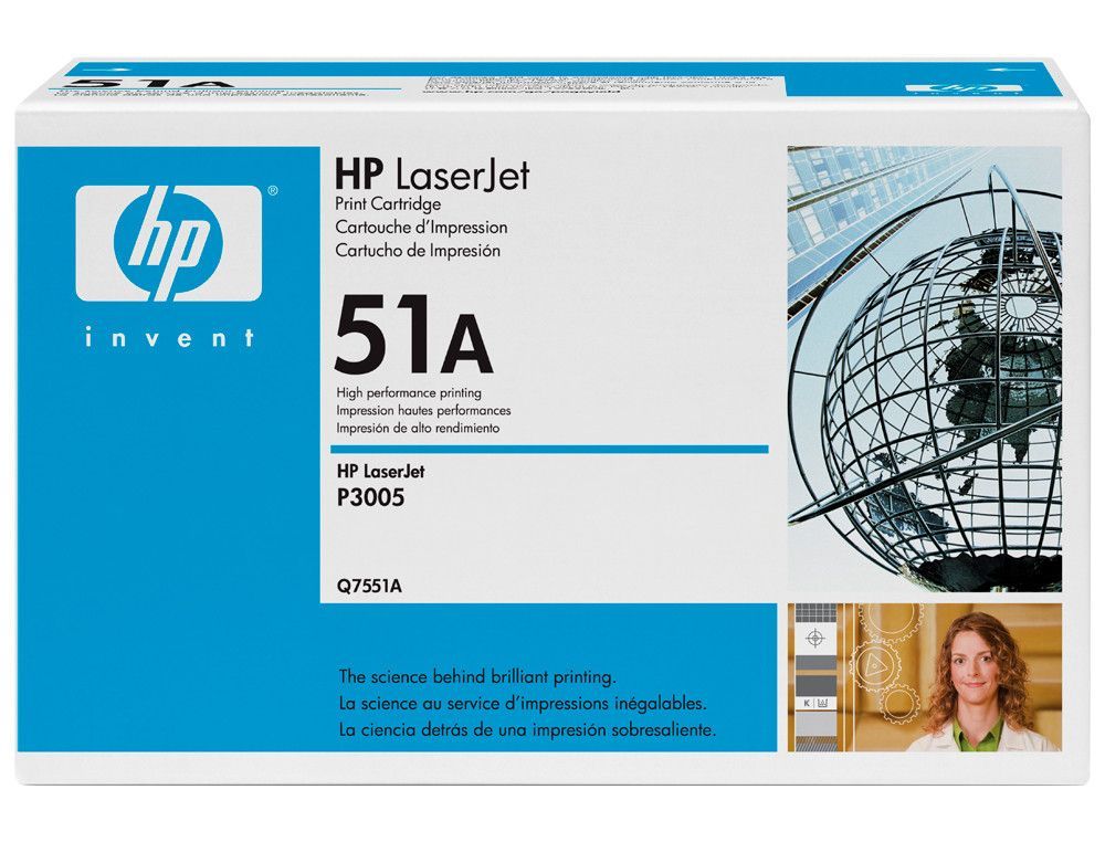 Toner HP original negro Q7551A