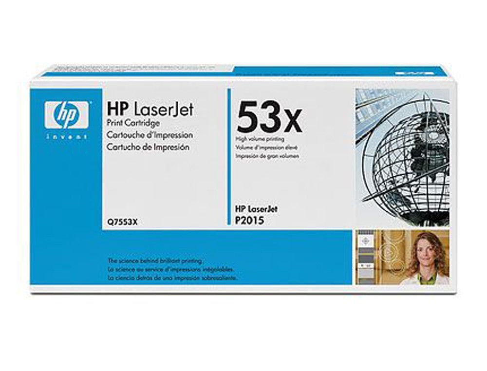 Toner HP original negro Q7553X