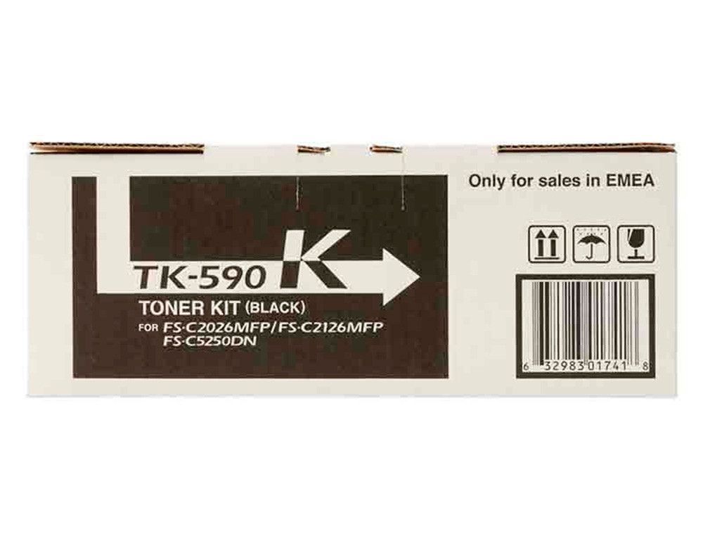 Toner kyocera tk-5195c -mita negro tk590k