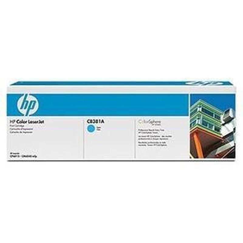 Toner original hp cb381a cyan