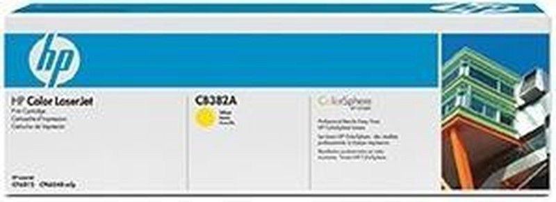 Toner original hp cb382a amarillo