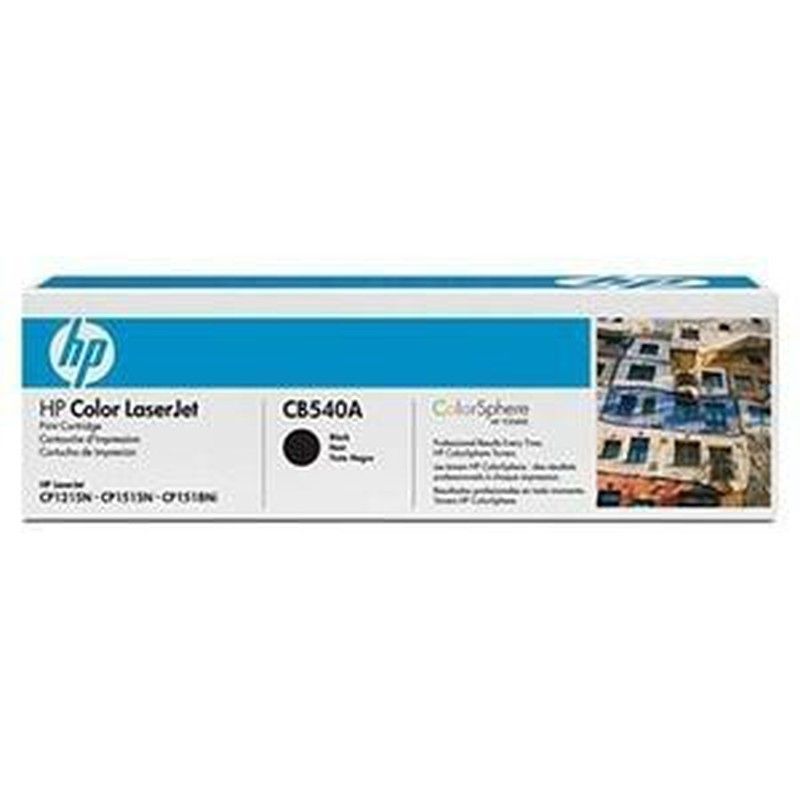 Toner original hp cb540a negro