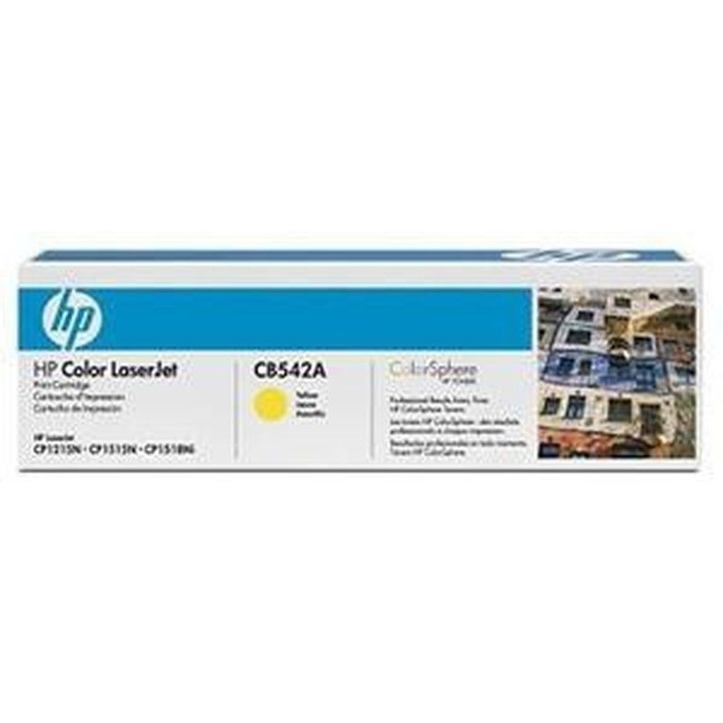 Toner original hp cb542a amarillo
