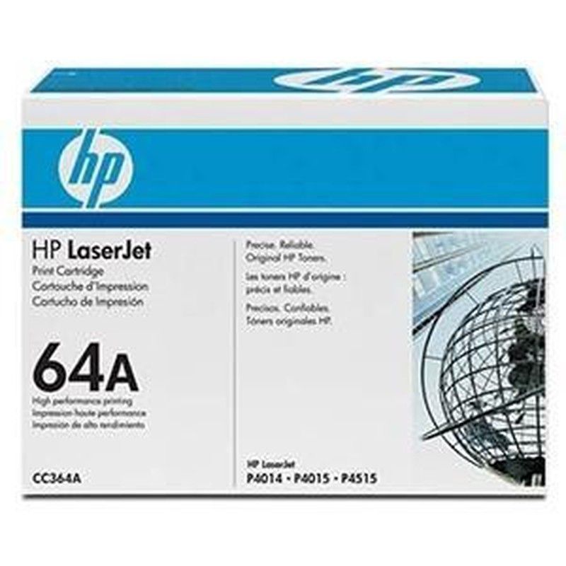 Toner original hp cc364a negro