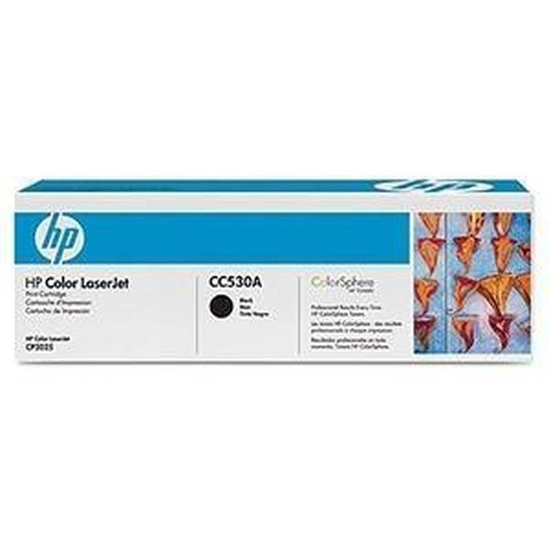 Toner original hp cc530a negro