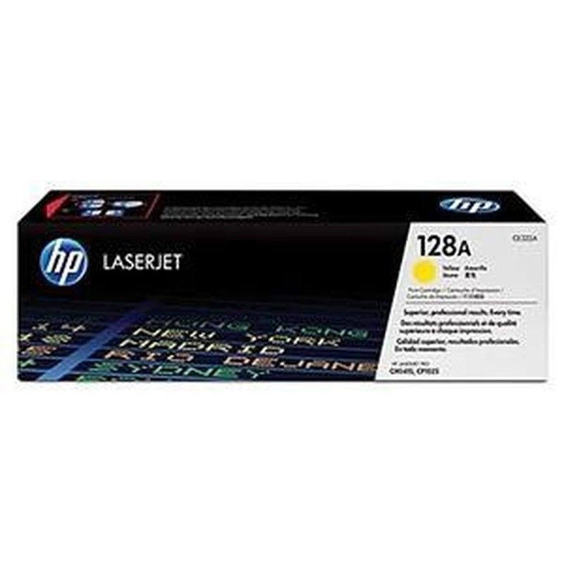 Toner original hp ce322a amarillo