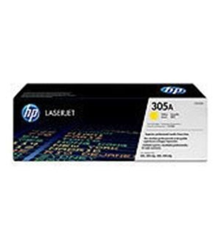 Toner original hp ce412a amarillo