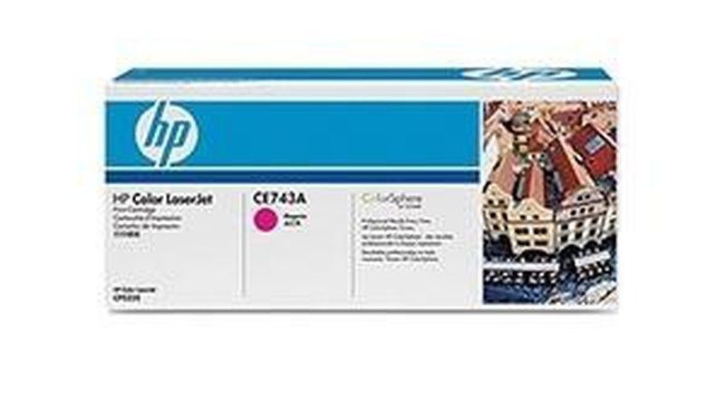 Toner original hp ce743a magenta