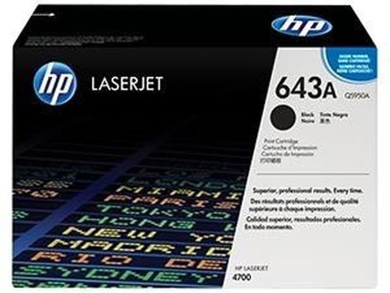 Toner original hp q5950a negro