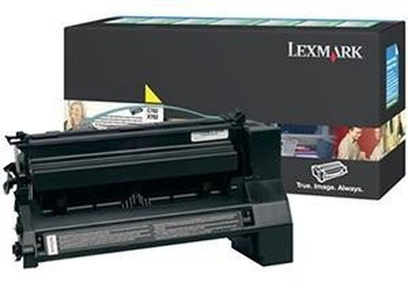 Toner original lexmark c782x1yg amarillo