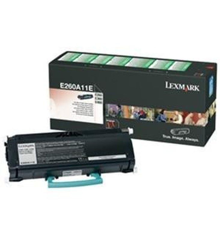 Toner original lexmark e260a11e negro