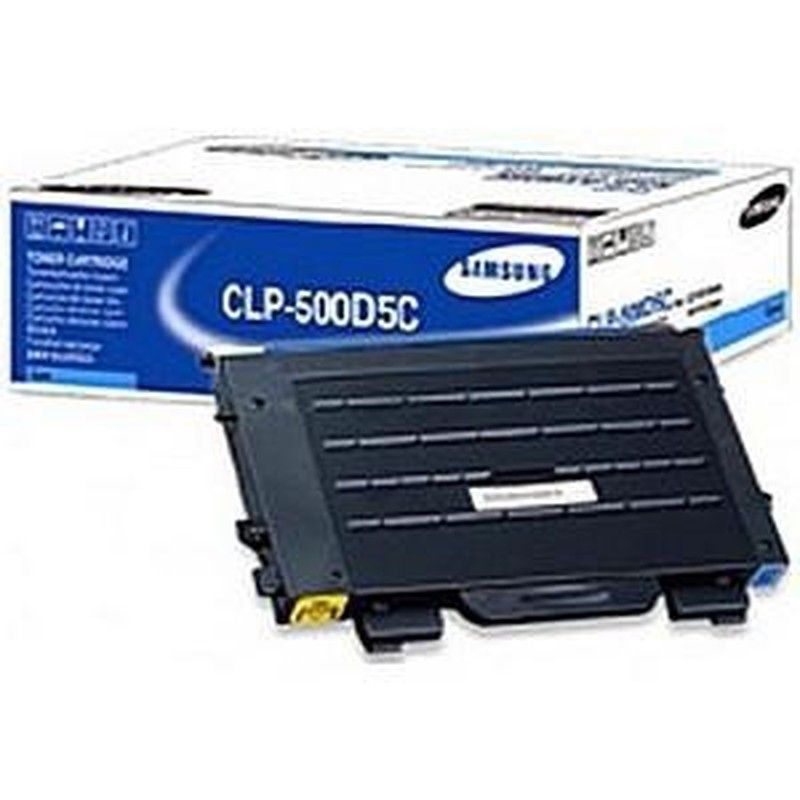 Toner original samsung clp500d5c cyan