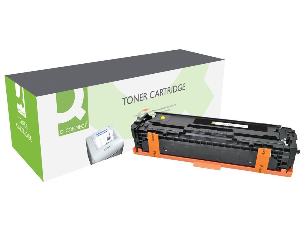 Toner q-connect compatible hp cf212a color laserjet m251n / 251nw / 276n / 276nw amarillo 1.800 pag