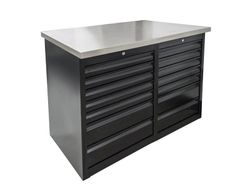 Tool trek unior 4 foot workbench black