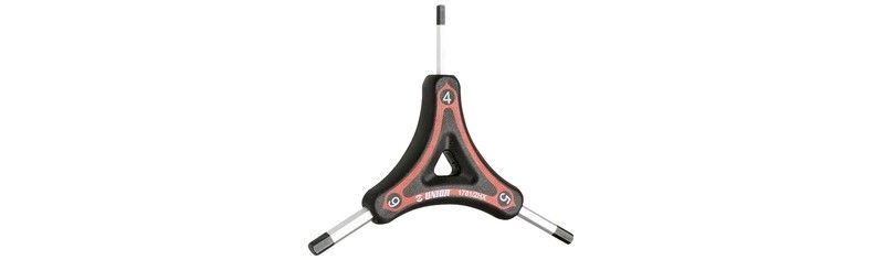 Tool unior 4,5,6mm allen y-wrench