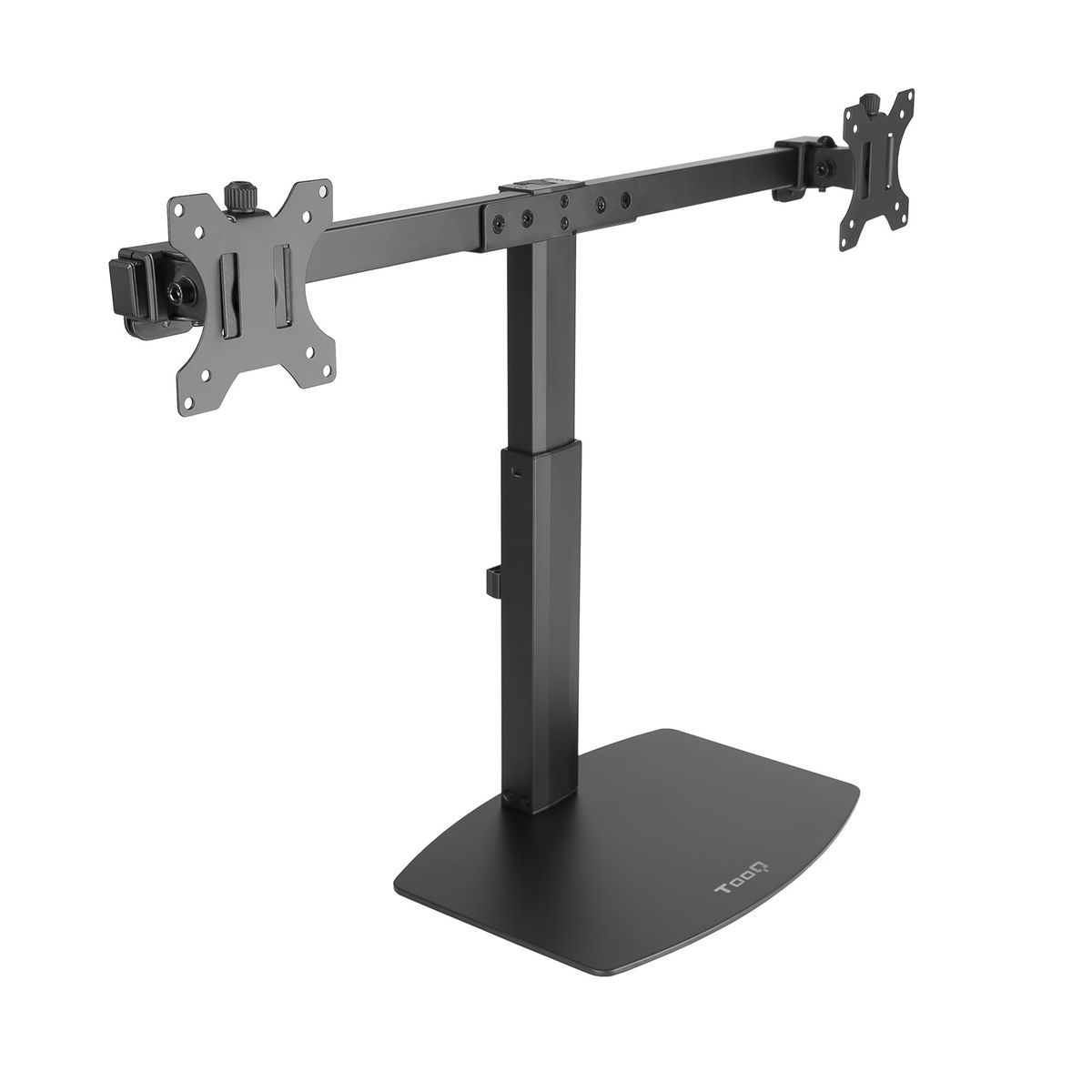 TooQ Soporte de mesa para 2 pantallas (monitor / plasma / LCD / LED) 17"-27"