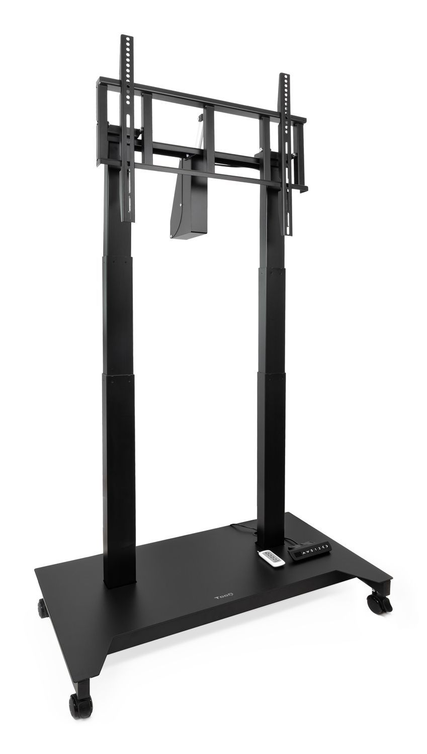 TooQ UROS Soporte de Suelo con Ruedas con Regulación Eléctrica de Altura e Inclinación