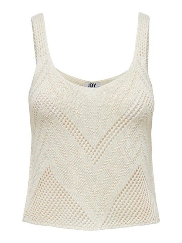 Top de punto de tirantes Jdy Beige