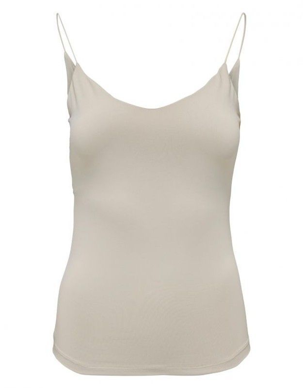 Top de tirante fino básico Only Bisque