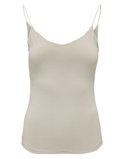 Top de tirante fino básico Only Bisque