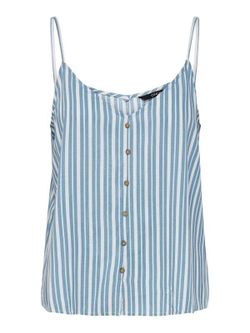 Top de tirante fino con rayas Only Sky Blue