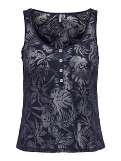 Top de tirantes básico con botones Only Night Sky