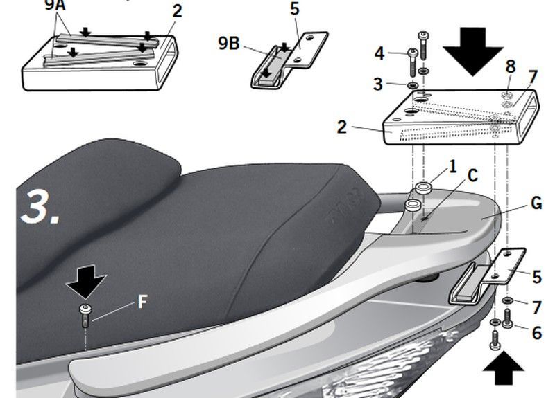 TOP MASTER KYMCO XCITING 500 R/ABS 05-12