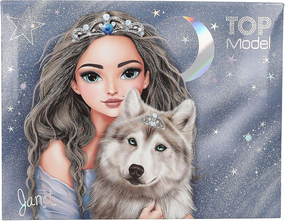 Top Model - Set De Papelería En Caja - Colección Wolf