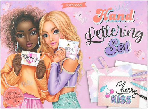 Top Model - Set Dee Cartas Y Lettering Box