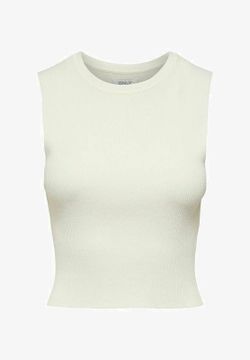 Top s/m corto canalé Only Cloud Dancer