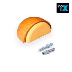 Tope adhesivo con tornillo roble (blister) inofix