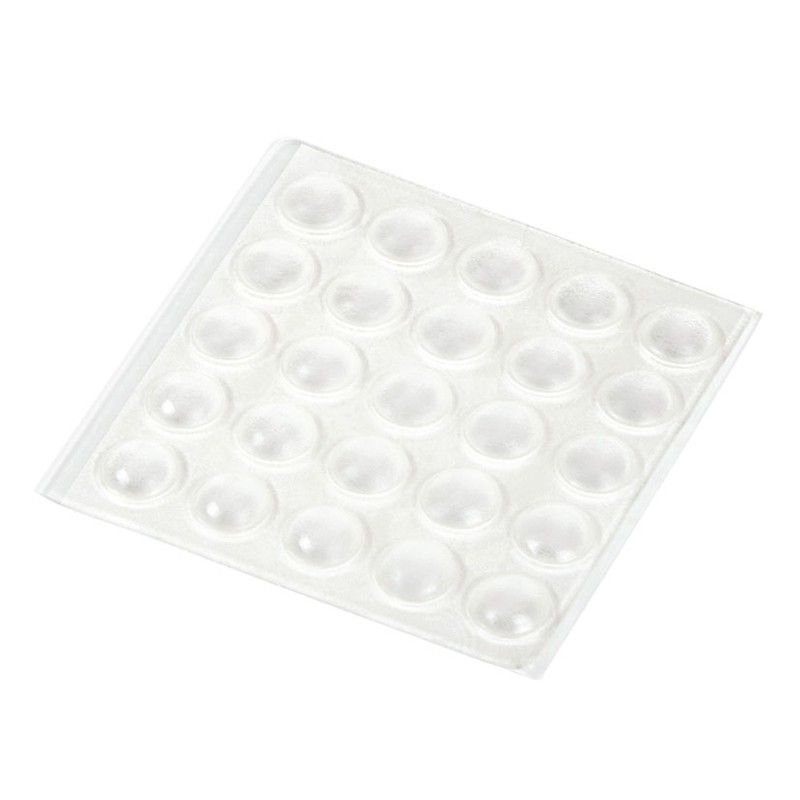 Tope de silicona EHL Gota Paragolpes Trans. 25 Uds. Ø10 Mm.