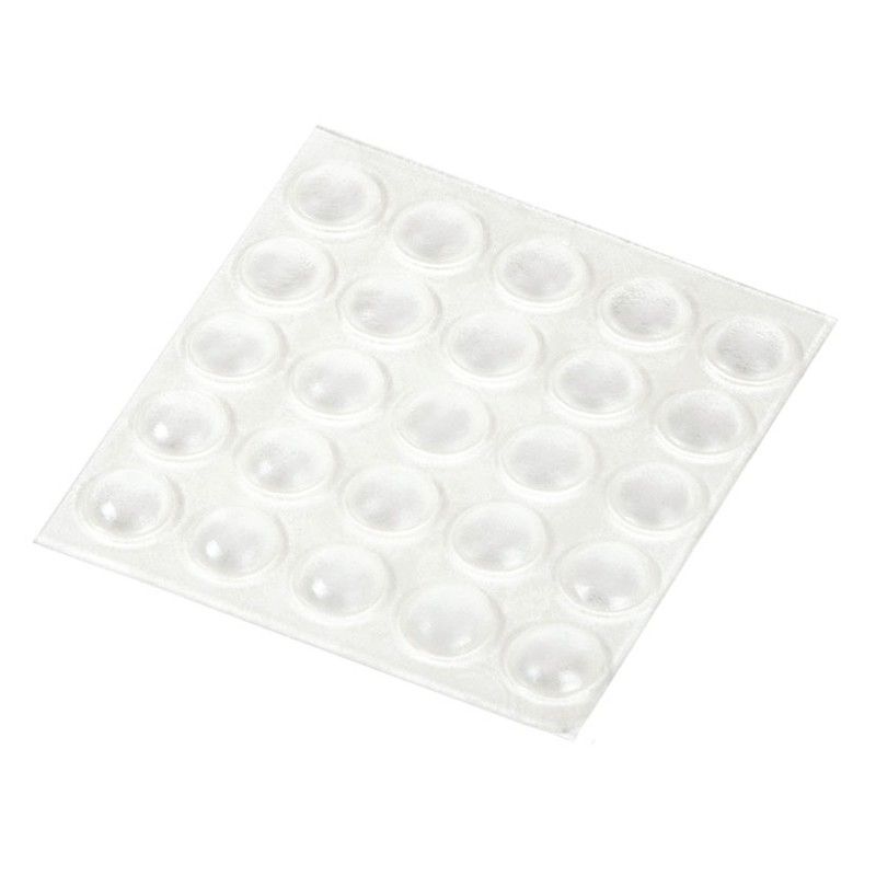 Tope de silicona EHL Gota Paragolpes Trans. 25Uds.Ø 8 Mm.