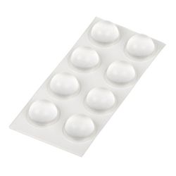 Tope de silicona EHL Gota Paragolpes Trans. 8 Uds.Ø16 Mm.