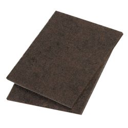 Tope fieltro autoadhesivo EHL Fieltro Marrón. 2 Placas 100X100 Mm.