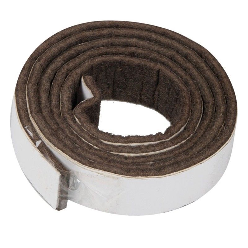 Tope fieltro autoadhesivo EHL Fieltro Marrón. Rollo 19X1000 Mm.