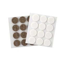 Tope fieltro autoadhesivo INOFIX Fieltro Lana Adh.Ø22 Marron Bl.12 Piezas