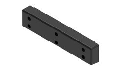 Tope goma paragolpes 6 orificios semirremolque