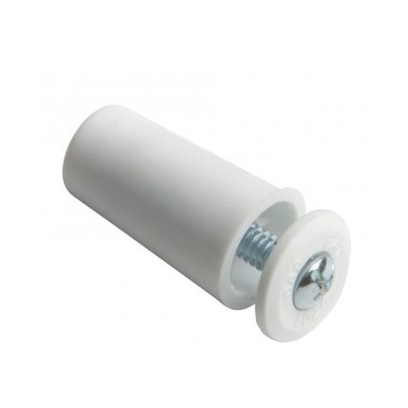 Tope plástico 40 mm. con tornillo y arandela