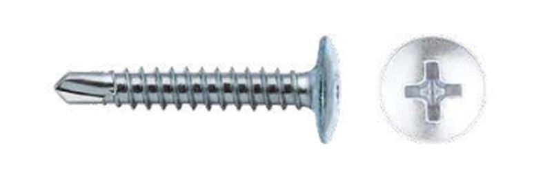 Tornillo Ancho 4,2X13MM - DIN FST Cabeza Remache Blanco.