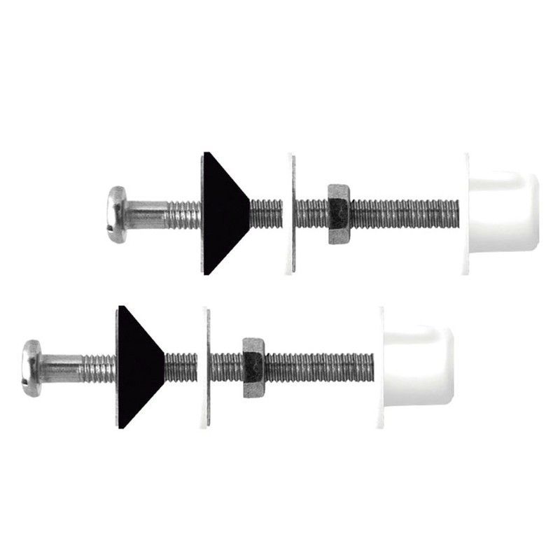 Tornillos WC inodoro/cisterna FOMINAYA Cjto.Tor.Fij.Cisterna-Ino.Inox Rm6X80(2)
