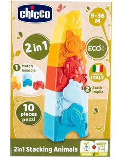 TORRE APILABLE 2 EN 1 ANIMALITOS ECO+