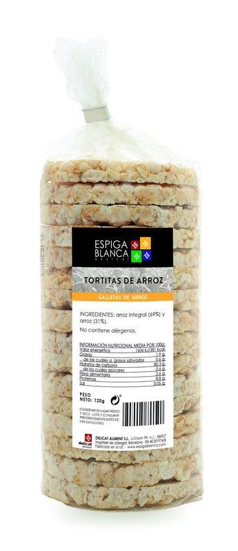 Tortitas de arroz gourmet 120 grs
