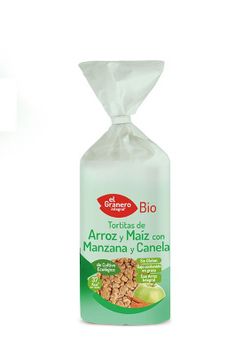 Tortitas De Arroz Y Maiz Con Manzana Y Canela Bio