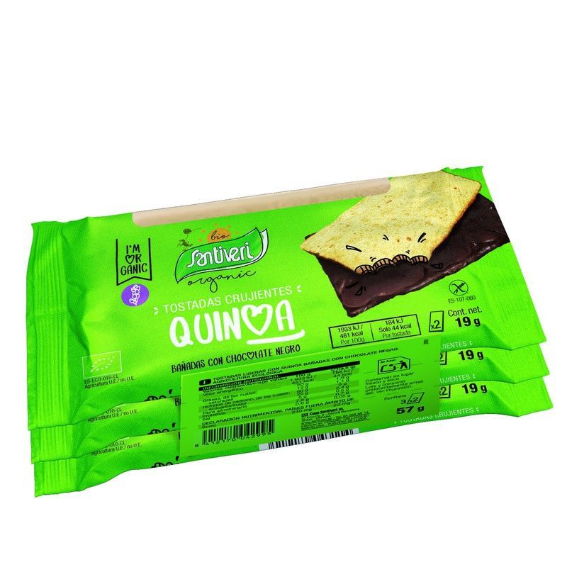 Tostadas Quinoa Chocn. Bio 2*3