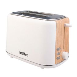 Tostador 2 Ranuras Blanco Habitex