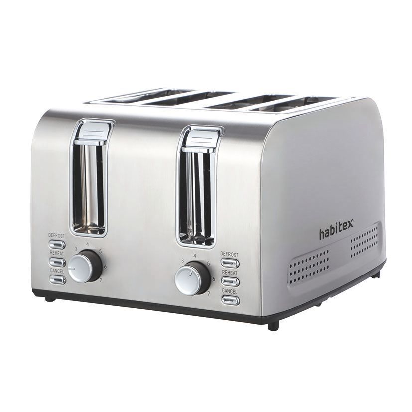 Tostador 4 Ranuras Metal Habitex