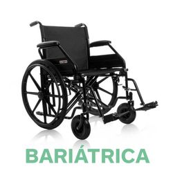 TotalCare Sillas de Ruedas Bariatrica Acero Plegable Autopropulsable PC-21
