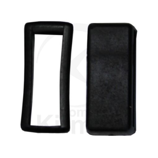 Trabilla Reloj PVC Negro 261459-26 26mm