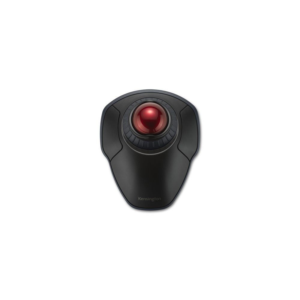 Trackball inalámbrico Orbit con anillo de desplazamiento, blanco